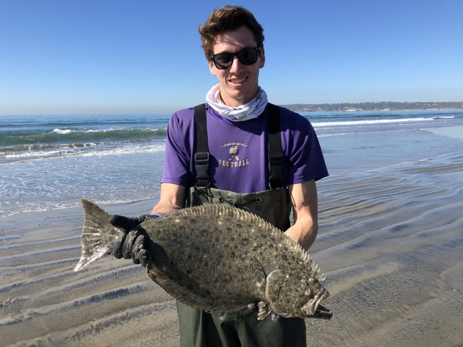 Surf fishing for Halibut