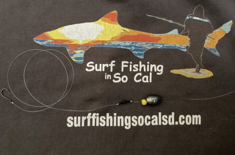 Carolina rig for surf fishing