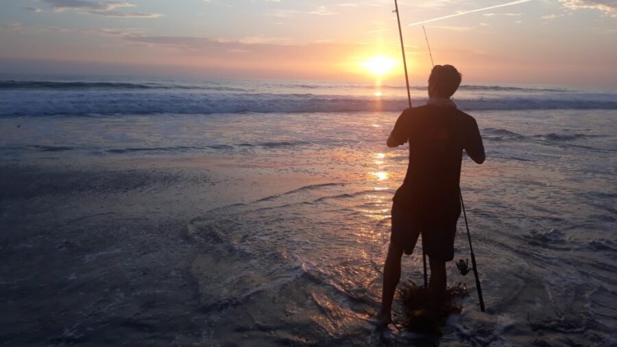 surf fishing to the conditions