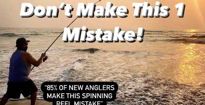 #1 mistake new anglers make with a spinning reel