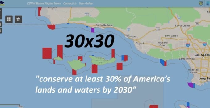 30x30 California fishing initiative