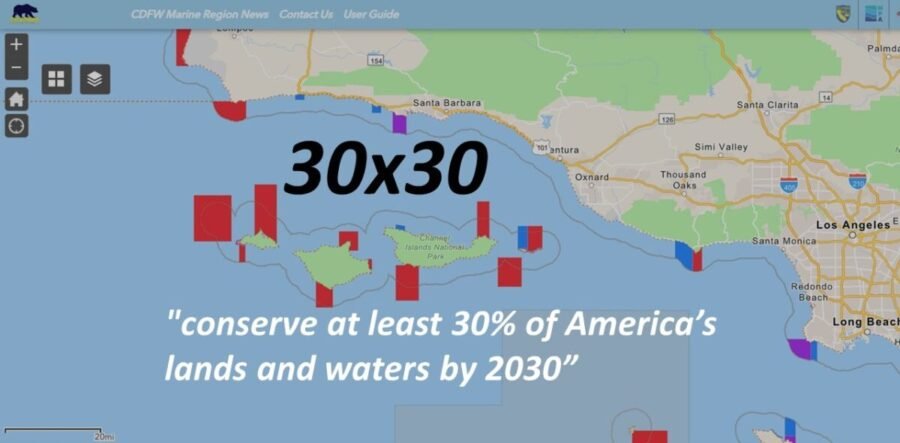 30x30 California fishing initiative