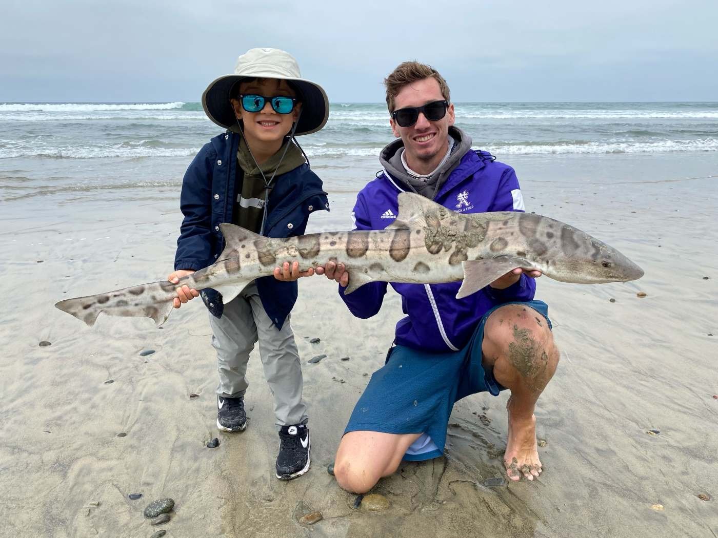 shark fishing del mar beach