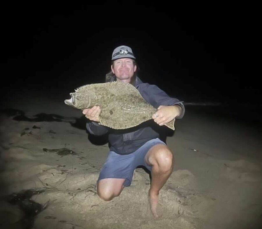 halibut caught during a grunion run