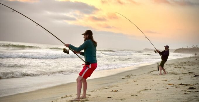 california surf fishing