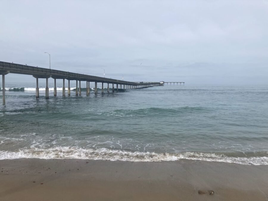 calm waters for surf fishing in the morning