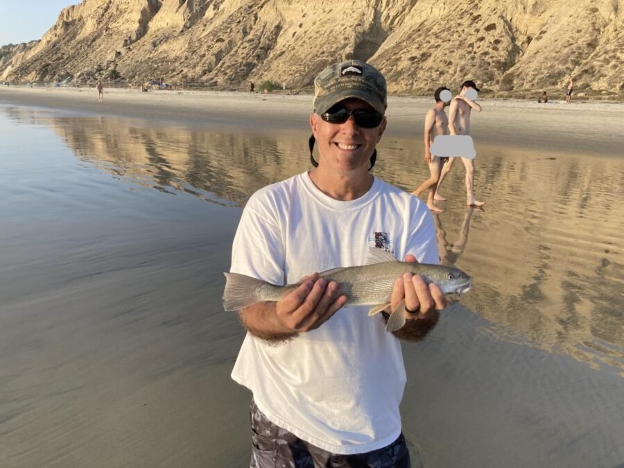 surf fishing blacks beach