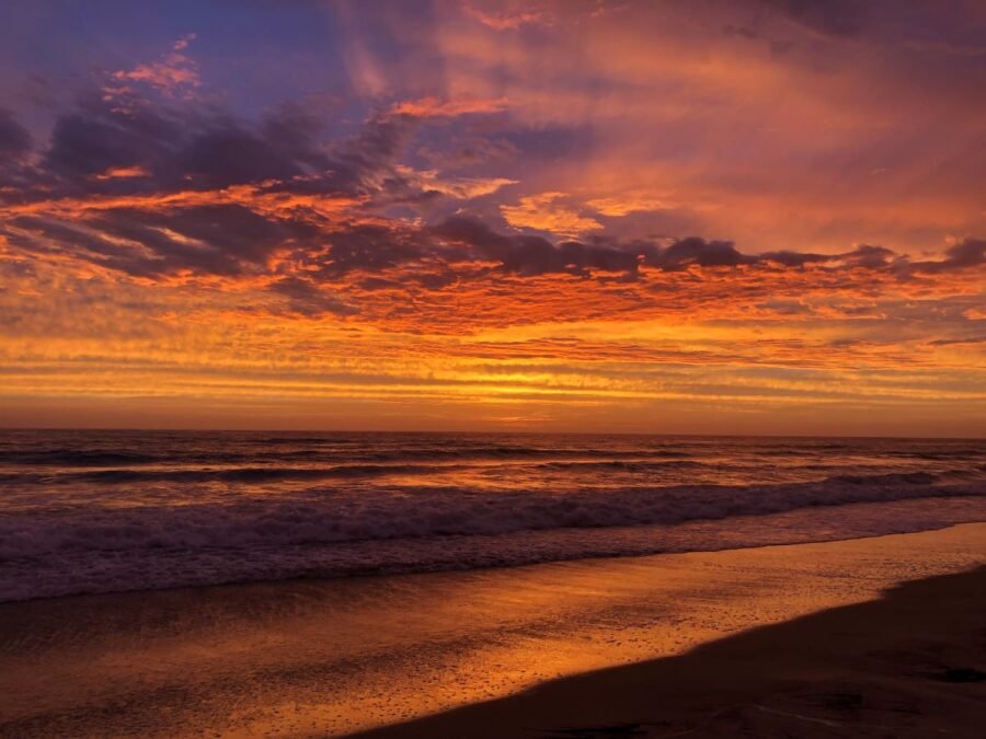 beach sunset