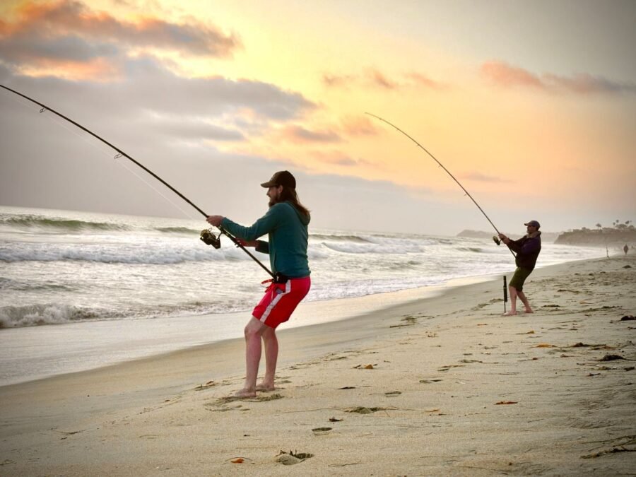 surf fishing with best surf fishing reels