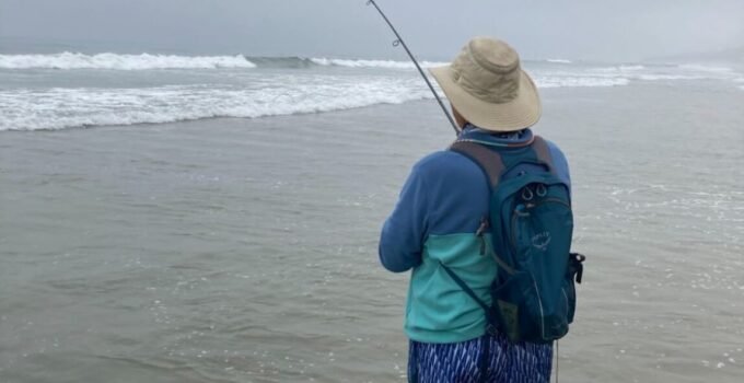 marine layers and surf fishing