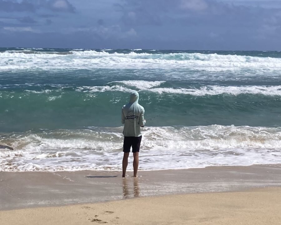 surf fishing in big surf
