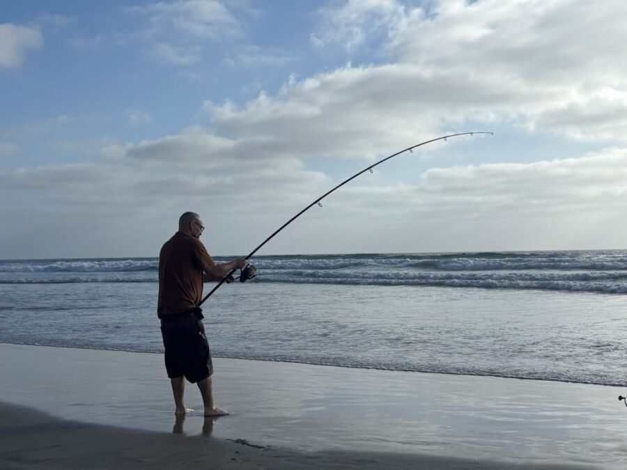 June surf fishing report - shark fishing